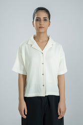 Jacquard Resort Collar Shirt