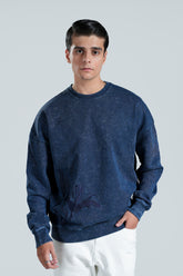 Washed Soul Embroidered Sweatshirt