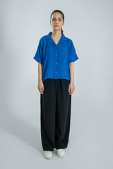 Women Crinkle Texture Shirt