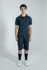 Herringbone Textured Polo