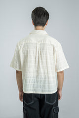 Jacquard Resort Collar Shirt