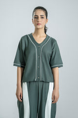 Corduroy Knitted Top