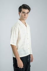 Jacquard Resort Collar Shirt