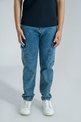 Men Slim Relax Fit Denim