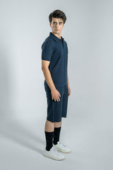 Herringbone Textured Polo