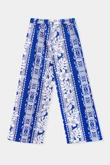 Printed Wide Leg Trouser