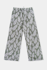 Printed Wide Leg Trouser