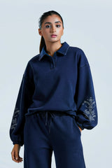 Embroidered Washed Top