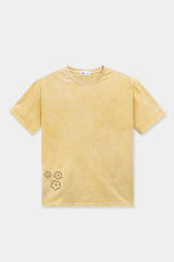 WASHED EMBROIDERED T-SHIRT