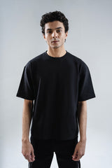 Crew Neck Jacquard T-Shirt