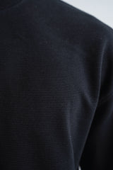 Crew Neck Jacquard T-Shirt