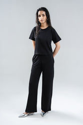 Basic Cropped T-Shirt & Trouser