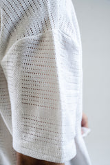 Cotton Cellular Fabric Shirt