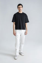 Crew Neck Jacquard T-Shirt