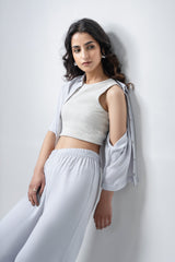 Kimono Cropped Fit Co-ord Set