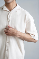 Resort Collar Button-Down Shirt