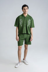 Jacquard Cropped Shirt