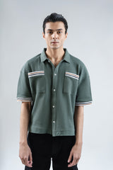 Jacquard Button Down Shirt