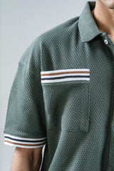 Jacquard Button Down Shirt