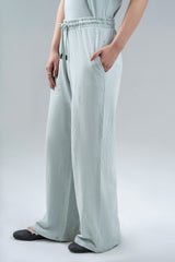 Slub Textured Trouser