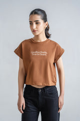 Sleeveless Box Fit T-Shirt