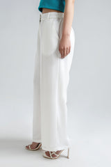 Pleated Wide Leg Pants