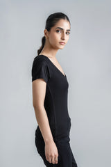 Body Fitted V-Neck