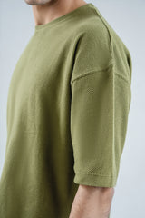 Textured Box Fit T-Shirt