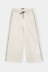 BLACK TRIM TROUSER