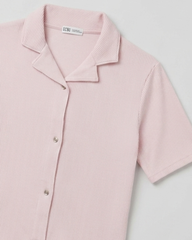 Jacquard Resort Collar Shirt