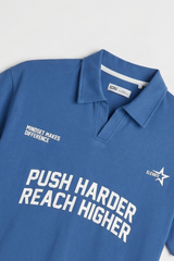 Slogan Print Polo