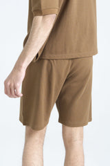 3D Jacquard Textured Short