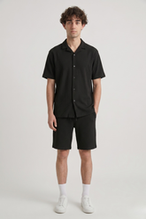 Resort Collar Jacquard Shirt & Short