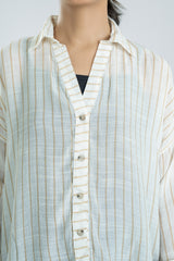 Women Striped Viscose Line T-Shirt