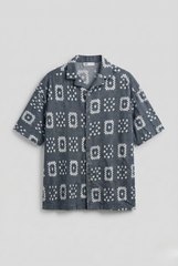 Resort Collar Printed Shirt