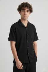 Resort Collar Jacquard Shirt & Short