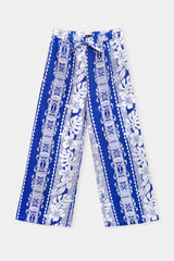 Printed Wide Leg  Trouser
