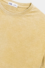 WASHED EMBROIDERED T-SHIRT