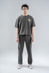 Canvas Patch Interlock Co-ord Set