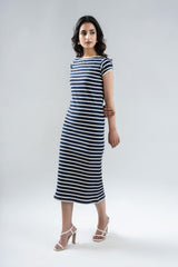 Striped Midi Dress