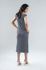 Striped Midi Dress