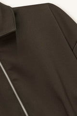 Sculpted Zip-Up