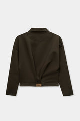 Sculpted Zip-Up