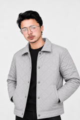 Slate Quilted Jacket